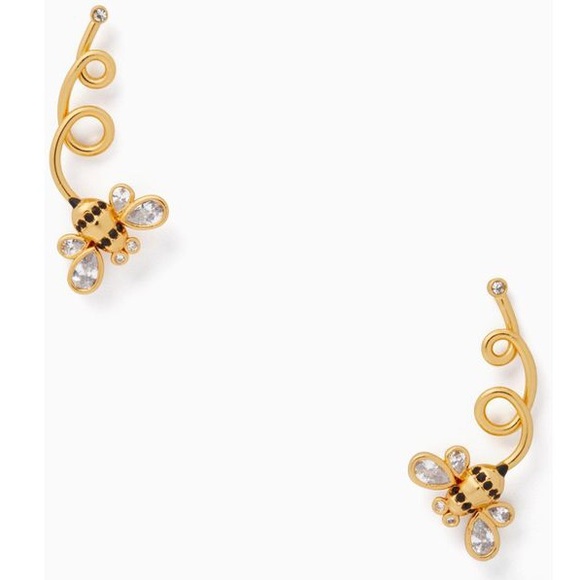 Kate Spade ♠️ NWOT Bee Picnic Perfect Earrings - Picture 4 of 6